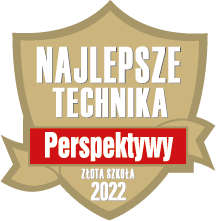 Odznaczenie "Złota szkoła" w rankingu "Perspektywy" - Najlepsze technika - 2022