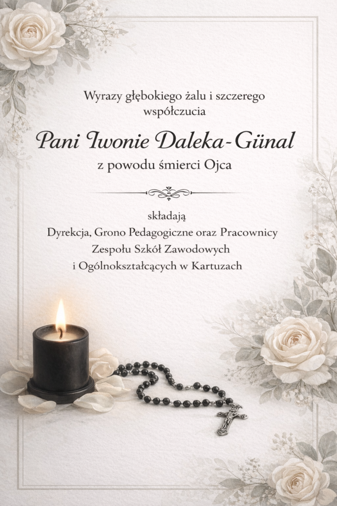 Wyrazy współczucia Pani Iwonie Dalekiej-Günal