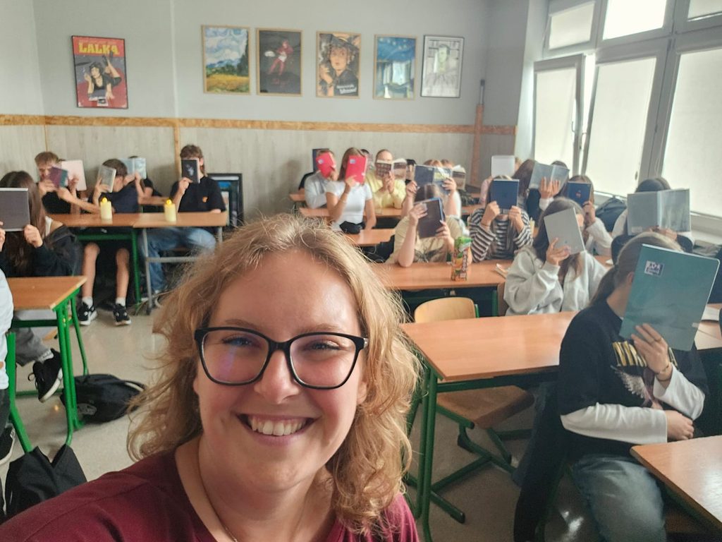 Narodowe czytanie- w klasie.