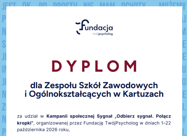 Treść dyplomu w treści artykułu